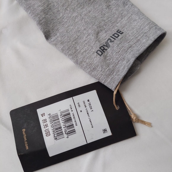 BURTON Roadie Base Layer Tech Midweight Dryride Ultrawick Women's Size Medium - Picture 5 of 8